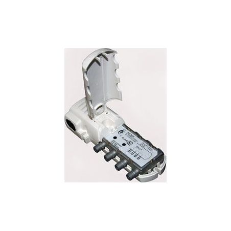 Amplificador interior de vivienda Televes 2S+TV con retorno pasivo a conectores F gama CATV (5-862 MHz)