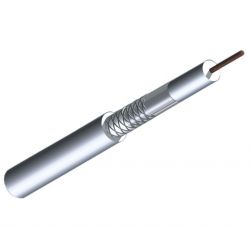 Cable coaxial RG58 satelite 2 Ghz blanco interior bobina de 100 metros