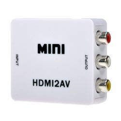 Conversor HDMI a AV 3xRCA (audio+video) alimentacion por USB