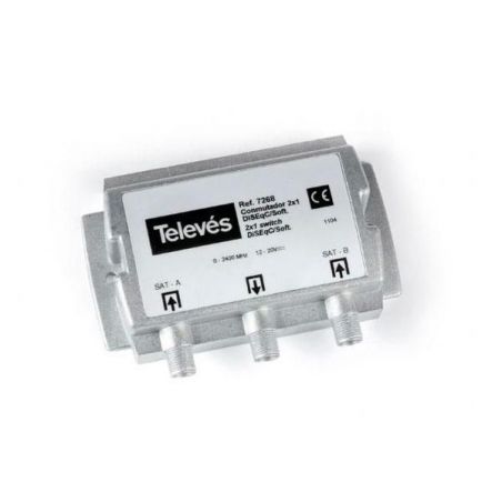  Changeover Switch DiSEqC 2 input / 1 output