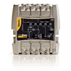 Central amplificadora Minikom 4e/1s FM-V-U-FI LTE Televes 