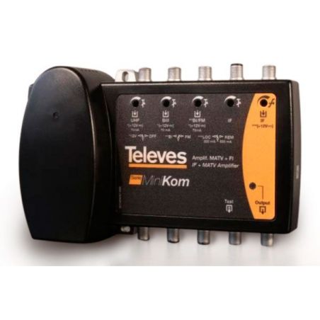 Central Minikom de cabecera BI/FM-BIII/DAB-UHF-FI Televes