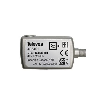 Filtre LTE 5...782MHz (C21-59), intérieur Televes
