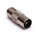 BNC male to F female Adapter