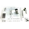 Triax KOSWI 4 LTE Conector IEC macho acodado 90º. Triax 154110