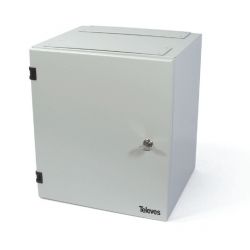 Registro Principal cerrado, para cables de datos (Hasta 48 conectores “RJ45”) Televes