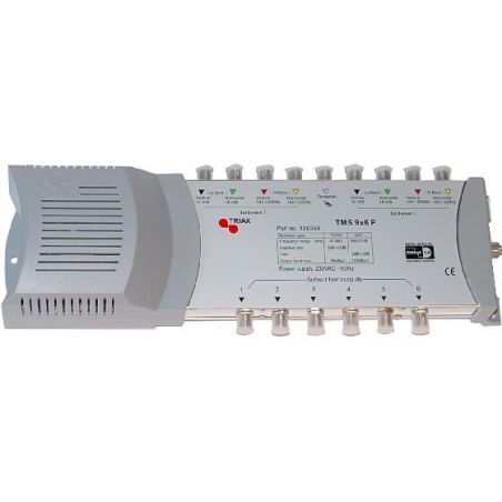 Conmutador Final 8 polaridades + terrestre para 6 receptores alimentacion incluida