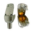 Conector "PRO EasyF" "CEI" Ø 9,5mm Hembra Acodado Blindado Clase A+ Televes