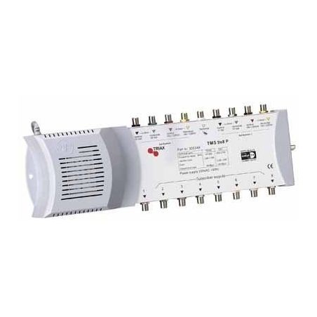 Conmutador Final 8 polaridades + terrestre para 8 receptores alimentacion incluida