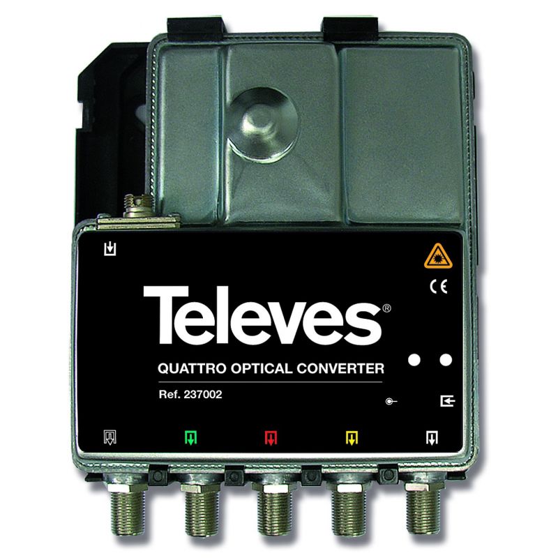Convertisseur optique/RF QUATTRO + FM/DAB/UHF-FI Televes
