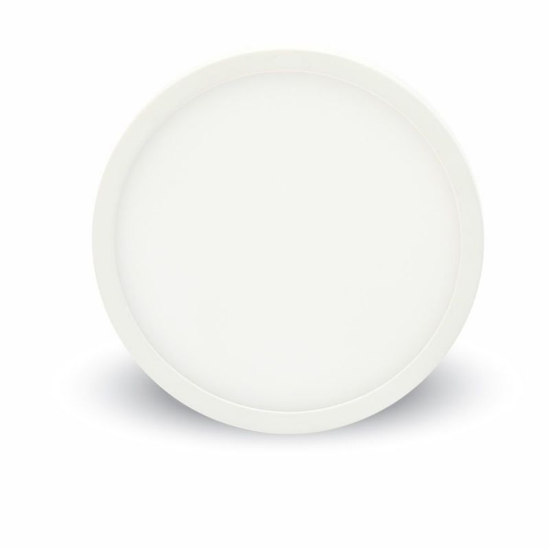 Panel Downlight LED 18W Redondo, para montaje exterior Premium. Blanco natural 4500K