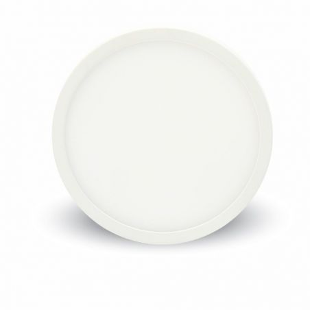 Panel Downlight LED 18W Redondo, para montaje exterior Premium. Blanco natural 4500K