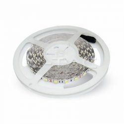 Tira LED 10w 12v 1m, 60 LEDs SMD5050 Blanco 6000K V-TAC