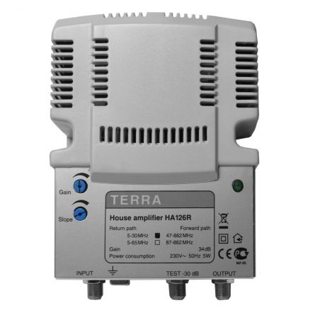 Amplificador Interior TDT/CABLE Terra 34 dB 2 salidas