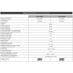 Amplificador Interior TDT/CABLE Terra 34 dB 2 salidas