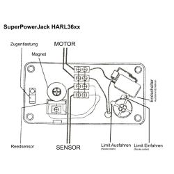 Actuador motor para posicionador 24 pulgadas de 180-240 cm