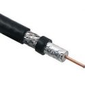Cable coaxial RG11 716 aluminio negro exterior bobina de 305 metros