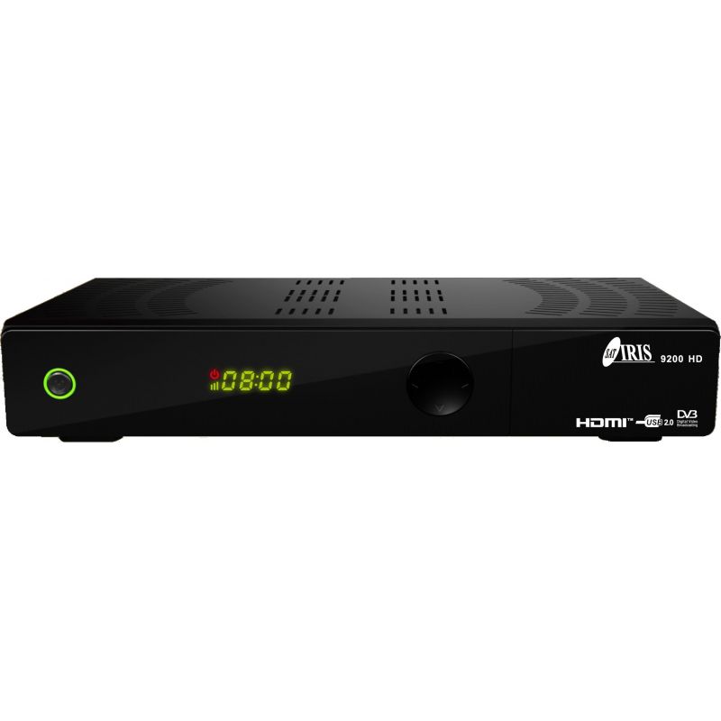 Receptor de Satelite IRIS 9200 HD, 1080p, PVR, WiFi