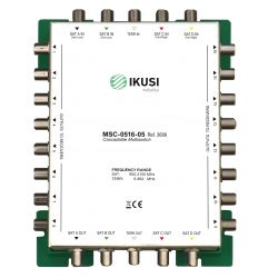 Ikusi MSC-0508-05 - Multiswitch cascadable 5 entrées 8 sorties -5dB