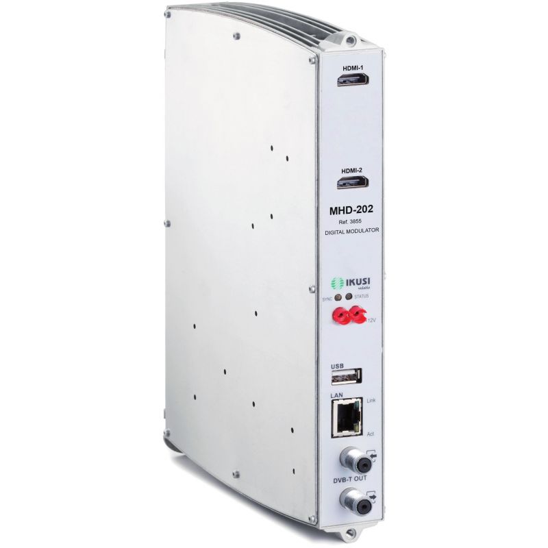 Ikusi MHD-202: Modulador Audio/Vídeo a DVB-T, DVB-C e IP