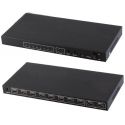 Switch/Splitter HDMI 2x8 (2 entradas 8 salidas). UHD 4K, 3D, HDCP