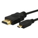 CABLE HDMI MACHO 1.4 de 1.5 metro a MICRO HDMI compatible 3D high speed ethernet