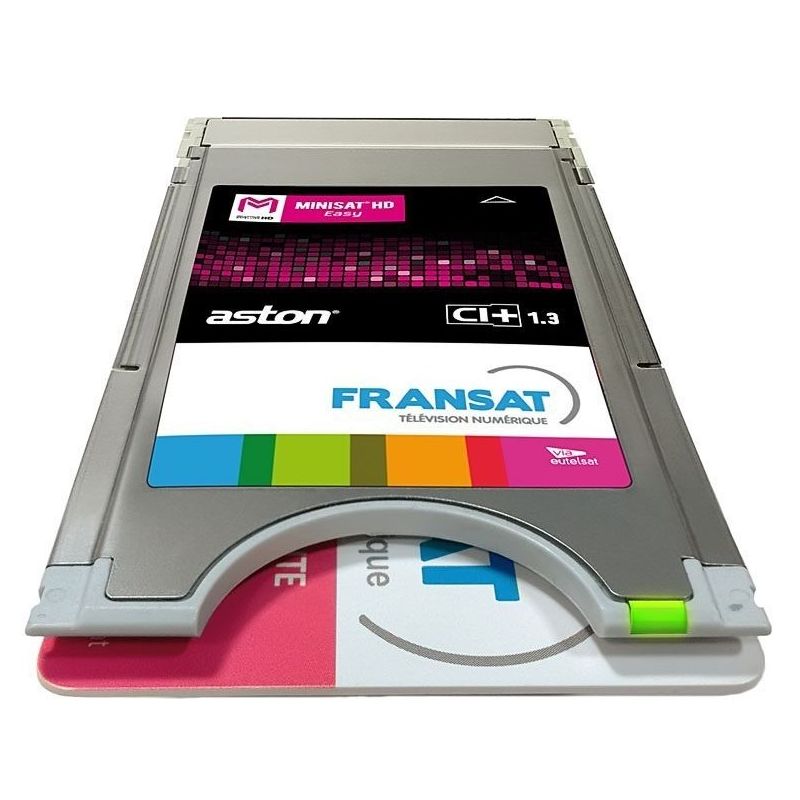 CAM PCMCIA Profesional Aston FranSat Eutelsat 5WA. 16 Canales 64 Pids