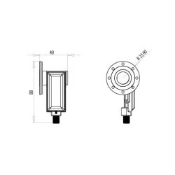 LNB Inverto Classic Single Flange 3111 IDLR-SINF00-CLASC-OPP IDLP-SFLANGE