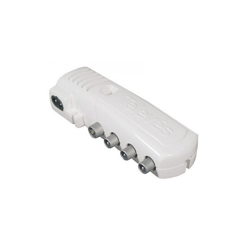 Amplificador interior de vivenda Televes 2 salidas + TV G. 18/10+20/12 dB Vs 105+110 dBμV “F” - [BL]