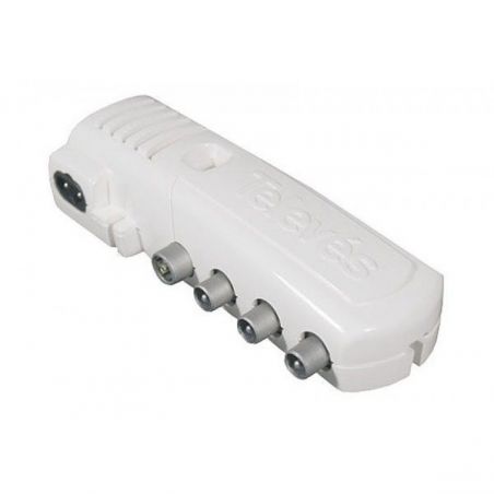 Amplificador interior de vivenda Televes 2 salidas + TV G. 18/10+20/12 dB Vs 105+110 dBμV “F” - [BL]