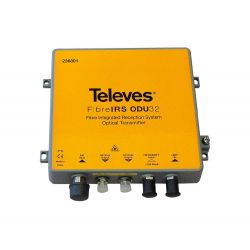 Conversor RF/Óptico N-F-FC/PC, DAB/UHF - FI + LNB offset + alimentación + elementos conexión Televes