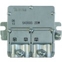 Mini-Repartidor 5...2400 MHz easyF 2D 4,3/4dB Televes