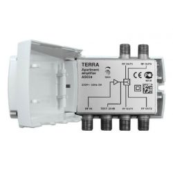 Amplificador Interior TDT/CABLE Terra 20 dB 4 salidas