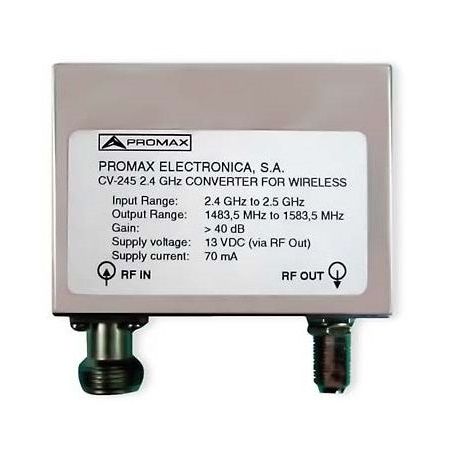 Promax CV-245: Convertisseur de bande 2,4 GHz