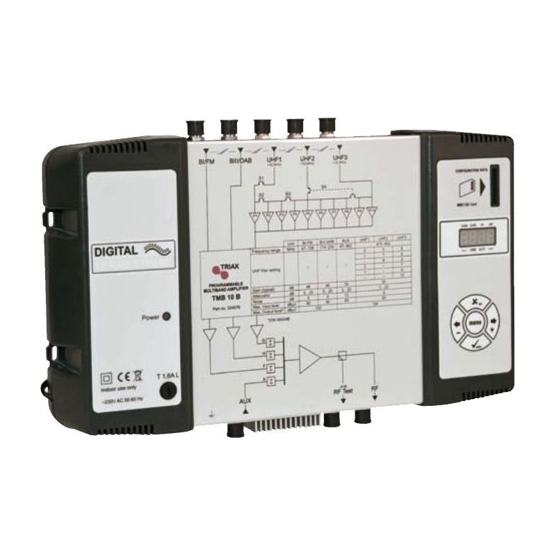 Central Programable 6 entradas/1 salidas Triax 55 dB 10 filtros TMB10B