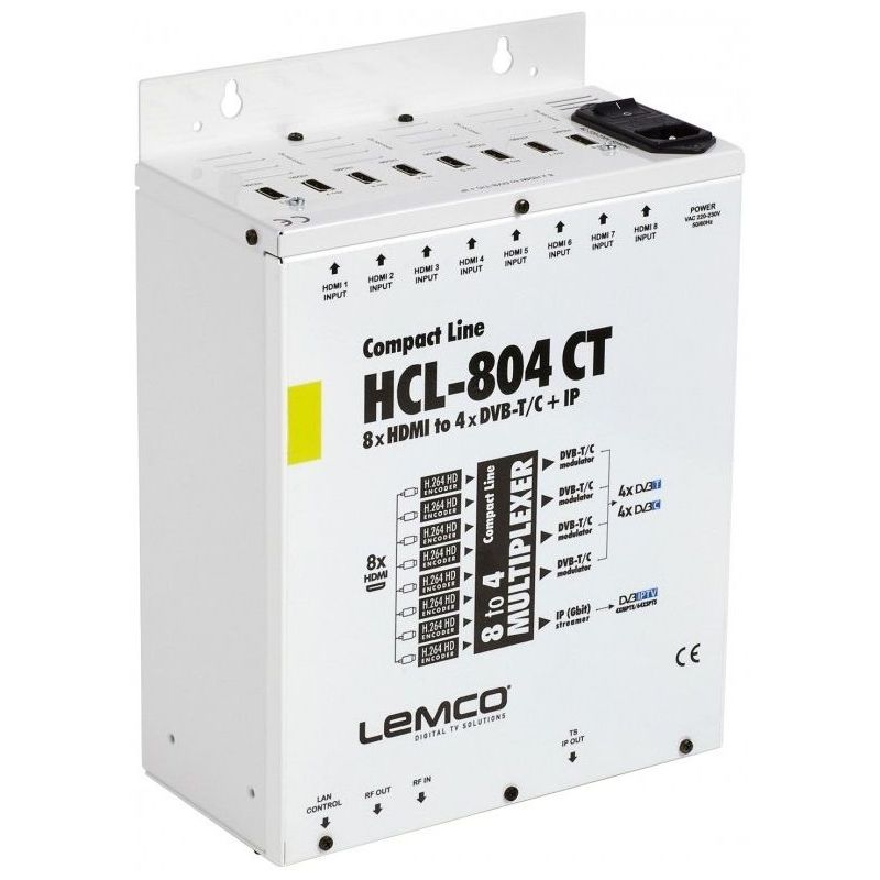 Lemco HCL-804CT Cabecera digital + IP streaming
