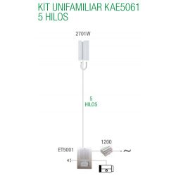 Comelit KAE5061 KIT audio 5 hilos para 1 vivienda. Extra-mini