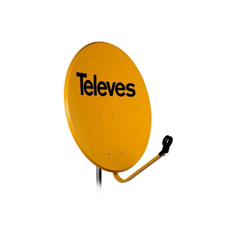 Antena Televes 100cm Acero Offset 40dB Naranja