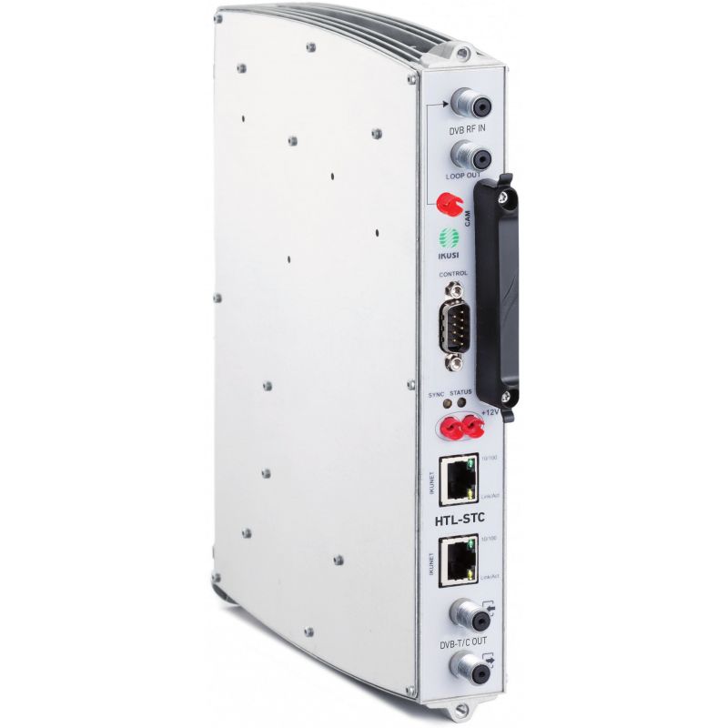 Ikusi HTL-STC Transmodulador entrada DVB-S/S2-T/T2-C saída DVB-T/C. Ikusi 3860