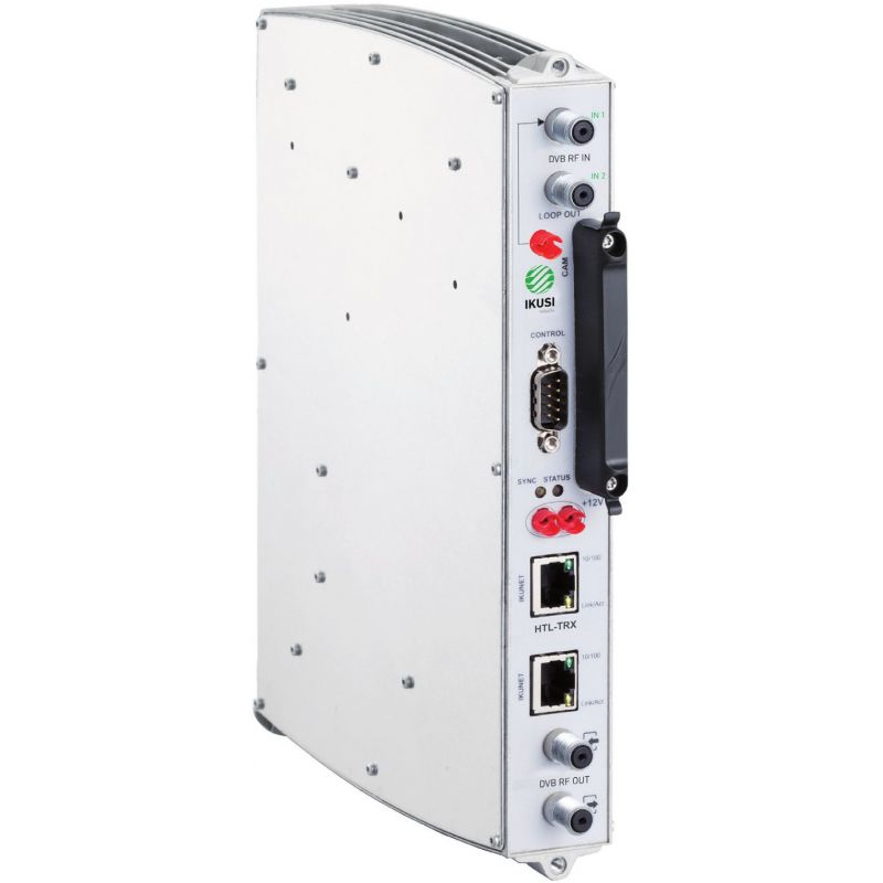 Ikusi HTL-TRX Transmodulador entrada DVB-S/S2-T/T2-C salida DVB-T/C con transcoding. Ikusi 3861