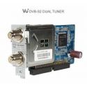 Tuner DVB-S2 dual Satelite Alta Definicion para Vu+ Uno, Ultimo, Solo se v2  y Duo2