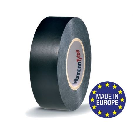 Cinta Aislante Negra 19mmx20m HellermannTyton
