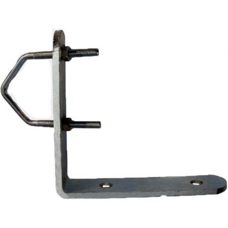 Garra de escuadra 90º para tacos de pletina 100x150mm. Métrica 8