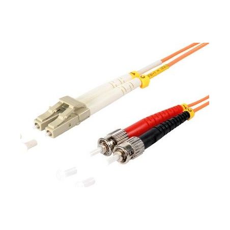 Fiber optic patch cable SC/ST Duplex 2m Orange, 50/125μ Multimode OM2
