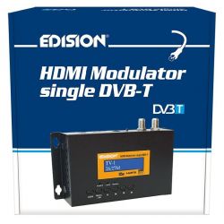 Edision modulateur COFDM DVB-T HD avec entrée HDMI et d'un filtre LTE