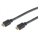 Cable HDMI 2.0 mini (C) a HDMI mini (C) de 1m 4K UHD 3D