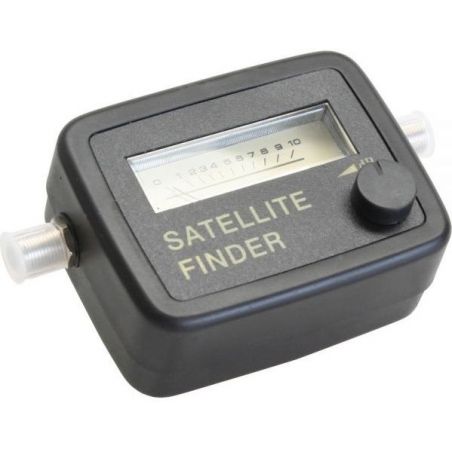 SatFinder de alta sensibilidad con señal por tono y cable