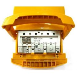 Amplificador Televes de mástil 1e/1s BI/FM/BIII/UHF