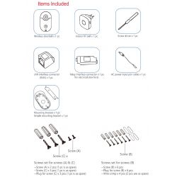 Intelligent video doorbell Wi-Fi/Ethernet FS1DB