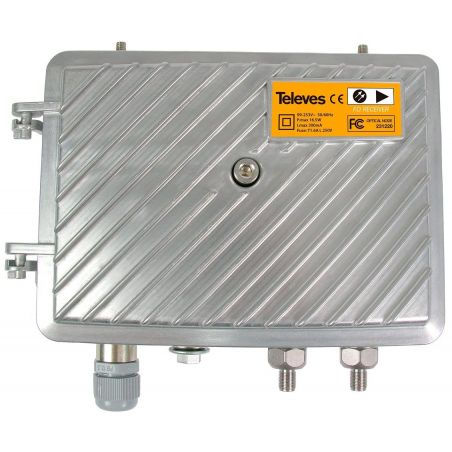 Receptor óptico contra intempéries CATV OLC Televes Sem retorno Local. Televes 231220